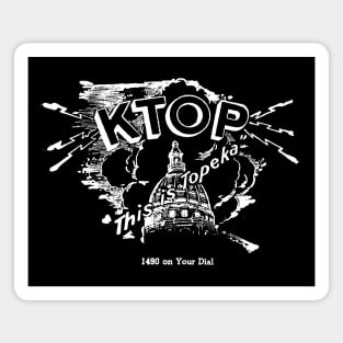 KTOP White 1948 Magnet